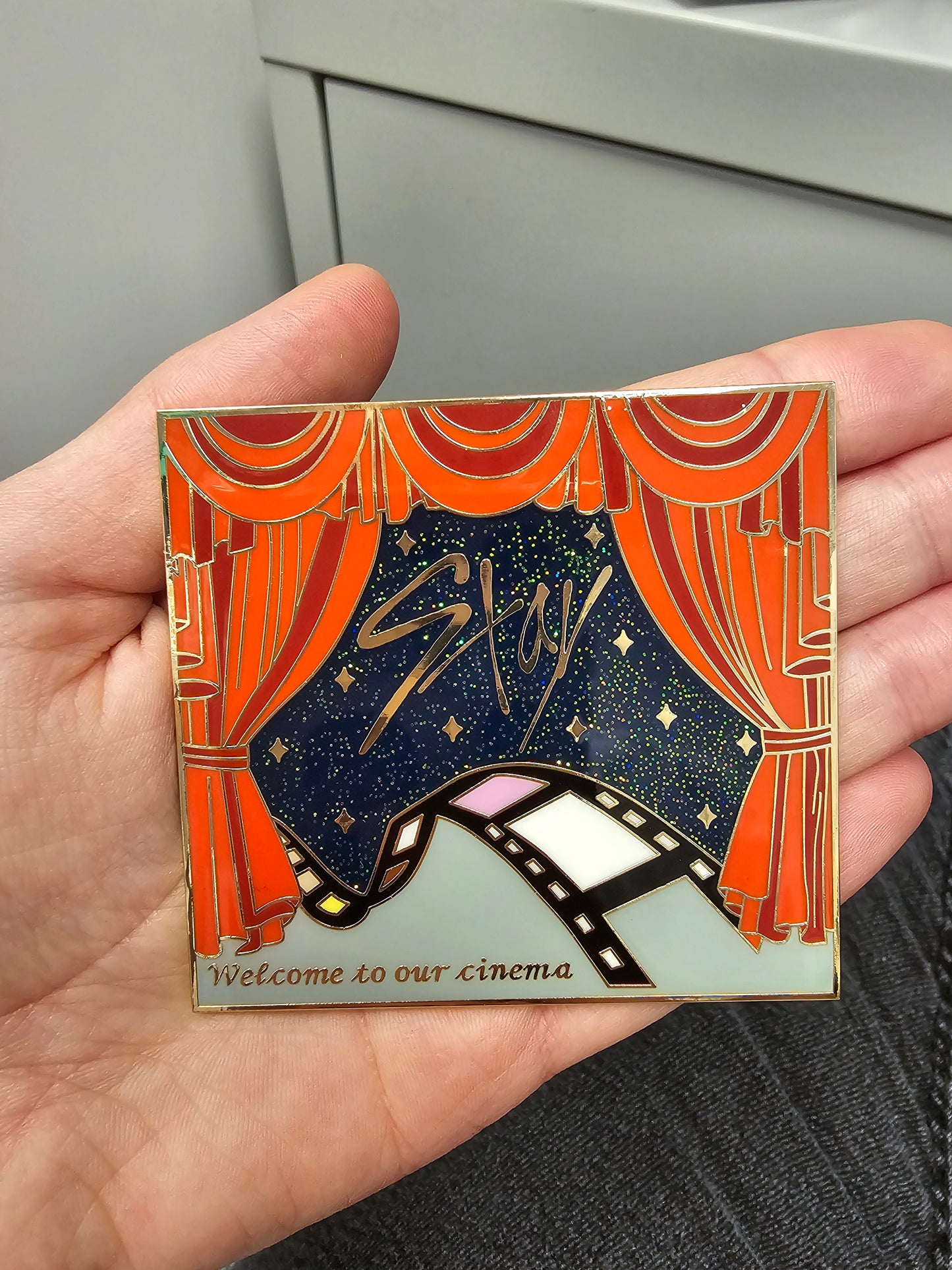 Stray Kids Cinema Enamel Pin - A Grade