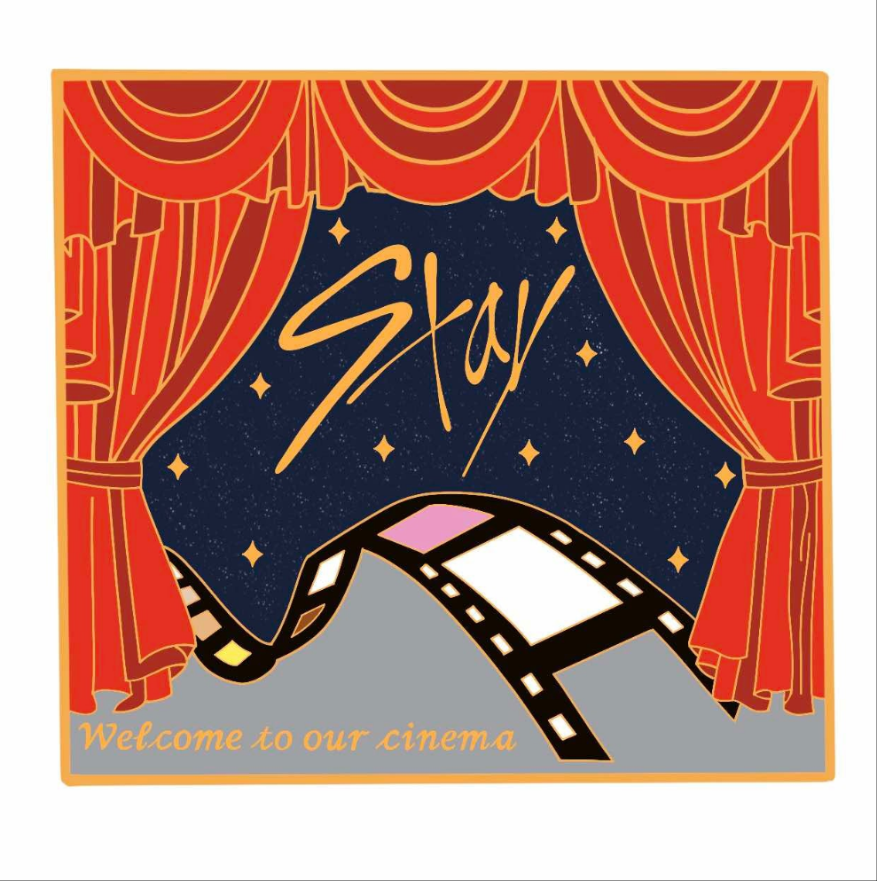 Stray Kids Cinema Enamel Pin - B Grade